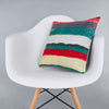 Contemporary Multiple Color Kilim Pillow Cover 16x16 7314