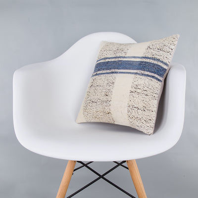 Contemporary Multiple Color Kilim Pillow Cover 16x16 7380
