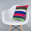 Contemporary Multiple Color Kilim Pillow Cover 16x16 7391