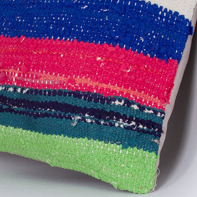 Contemporary Multiple Color Kilim Pillow Cover 16x16 7391