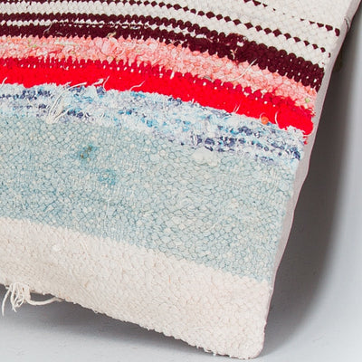 Contemporary Multiple Color Kilim Pillow Cover 16x16 7482