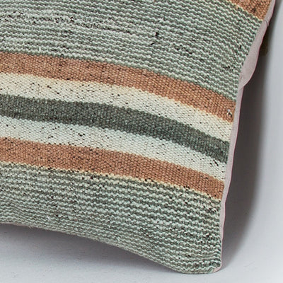Contemporary Multiple Color Kilim Pillow Cover 16x16 7483