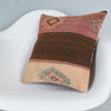Contemporary Multiple Color Kilim Pillow Cover 16x16 7509