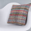 Contemporary Multiple Color Kilim Pillow Cover 16x16 7608