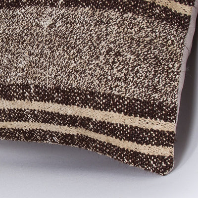 Contemporary Multiple Color Kilim Pillow Cover 16x16 7624