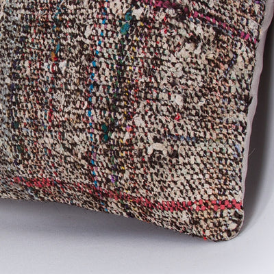 Contemporary Multiple Color Kilim Pillow Cover 16x16 7638