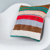 Contemporary Multiple Color Kilim Pillow Cover 16x16 7674