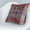 Contemporary Multiple Color Kilim Pillow Cover 16x16 7679