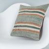 Contemporary Multiple Color Kilim Pillow Cover 16x16 7724