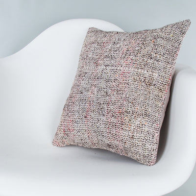 Contemporary Multiple Color Kilim Pillow Cover 16x16 7809
