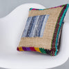 Contemporary Multiple Color Kilim Pillow Cover 16x16 7926