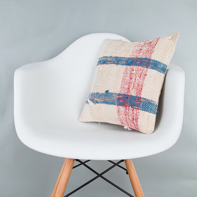 Contemporary Multiple Color Kilim Pillow Cover 16x16 7994