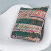 Contemporary Multiple Color Kilim Pillow Cover 16x16 8008