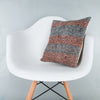 Contemporary Multiple Color Kilim Pillow Cover 16x16 8033
