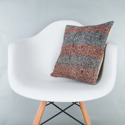 Contemporary Multiple Color Kilim Pillow Cover 16x16 8033