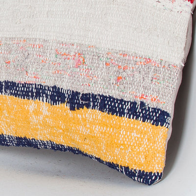 Contemporary Multiple Color Kilim Pillow Cover 16x16 8129