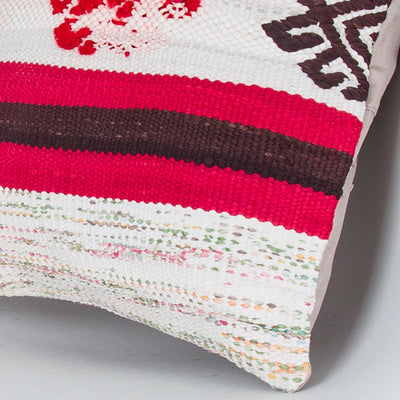 Contemporary Multiple Color Kilim Pillow Cover 16x16 8181