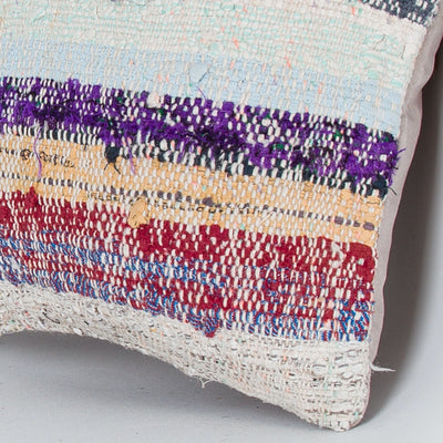 Contemporary Multiple Color Kilim Pillow Cover 16x16 8204