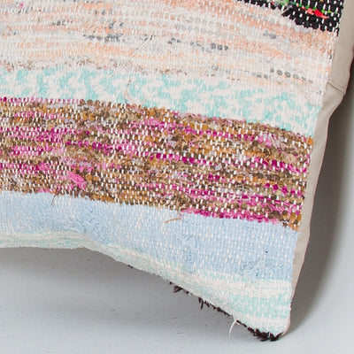 Contemporary Multiple Color Kilim Pillow Cover 16x16 8207