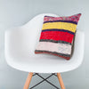 Contemporary Multiple Color Kilim Pillow Cover 16x16 8334