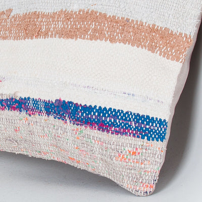 Contemporary Multiple Color Kilim Pillow Cover 16x16 8336