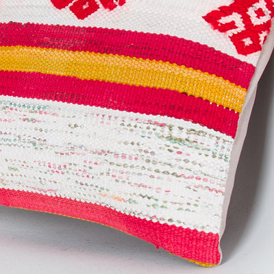 Contemporary Multiple Color Kilim Pillow Cover 16x16 8346