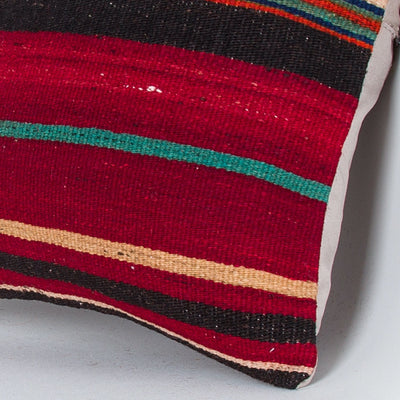 Contemporary Multiple Color Kilim Pillow Cover 16x16 8349