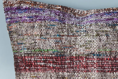 Contemporary Multiple Color Kilim Pillow Cover 16x24 8448