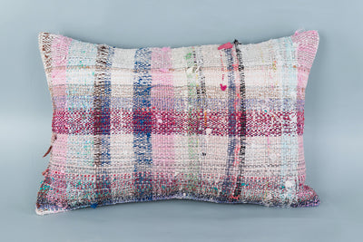 Contemporary Multiple Color Kilim Pillow Cover 16x24 8452