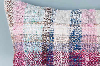 Contemporary Multiple Color Kilim Pillow Cover 16x24 8452