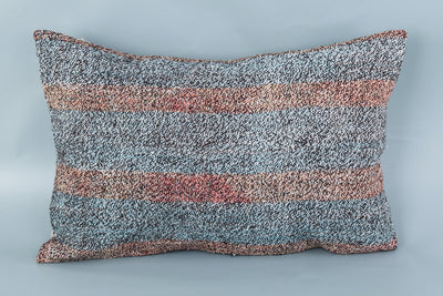 Contemporary Multiple Color Kilim Pillow Cover 16x24 8510