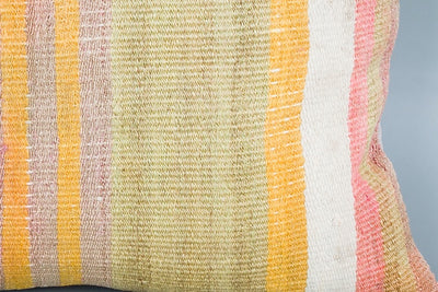 Contemporary Multiple Color Kilim Pillow Cover 16x24 8547