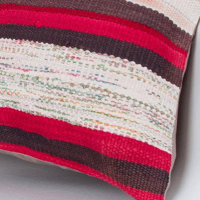 Contemporary Multiple Color Kilim Pillow Cover 20x20 8720