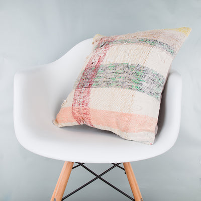 Contemporary Multiple Color Kilim Pillow Cover 20x20 8739