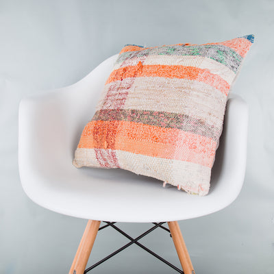 Contemporary Multiple Color Kilim Pillow Cover 20x20 8744