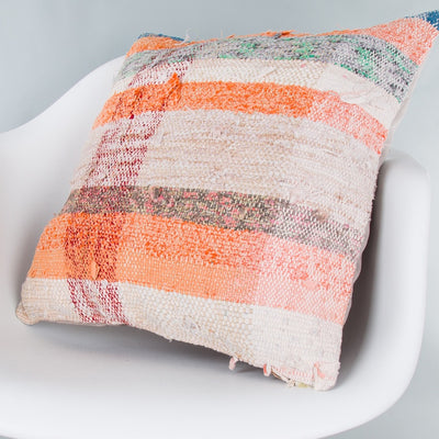 Contemporary Multiple Color Kilim Pillow Cover 20x20 8744