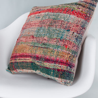 Contemporary Multiple Color Kilim Pillow Cover 20x20 8749