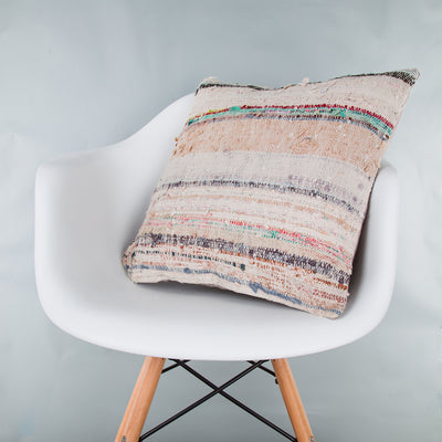 Contemporary Multiple Color Kilim Pillow Cover 20x20 8770