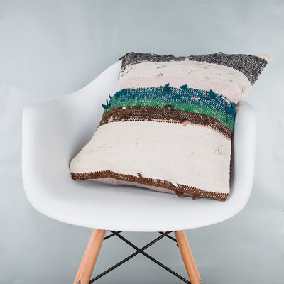 Contemporary Multiple Color Kilim Pillow Cover 20x20 8796