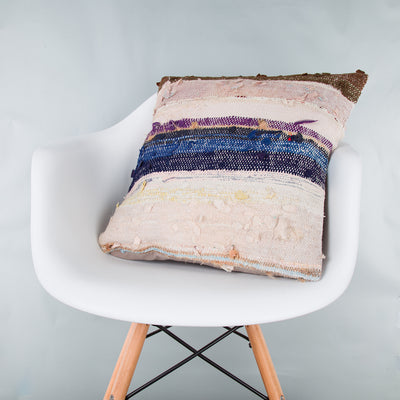 Contemporary Multiple Color Kilim Pillow Cover 20x20 8796