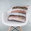 Contemporary Multiple Color Kilim Pillow Cover 20x20 8934