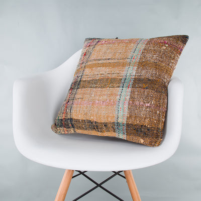 Contemporary Multiple Color Kilim Pillow Cover 20x20 8940