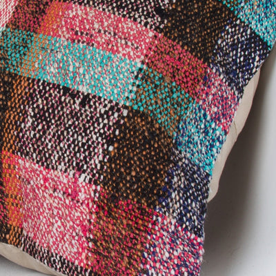 Contemporary Multiple Color Kilim Pillow Cover 20x20 9018