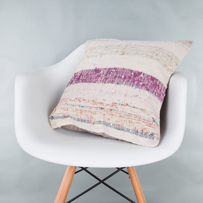 Contemporary Multiple Color Kilim Pillow Cover 20x20 9027