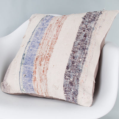 Contemporary Multiple Color Kilim Pillow Cover 20x20 9044
