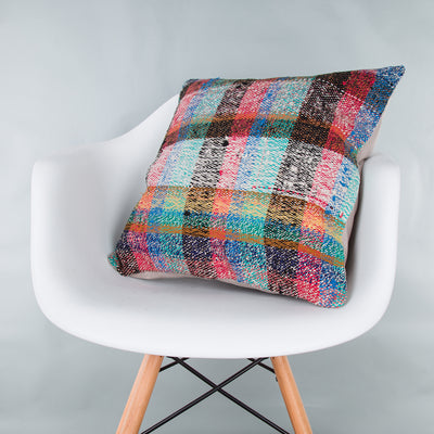 Contemporary Multiple Color Kilim Pillow Cover 20x20 9052