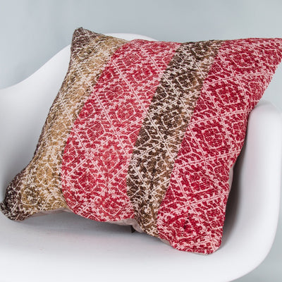 Contemporary Multiple Color Kilim Pillow Cover 20x20 9056