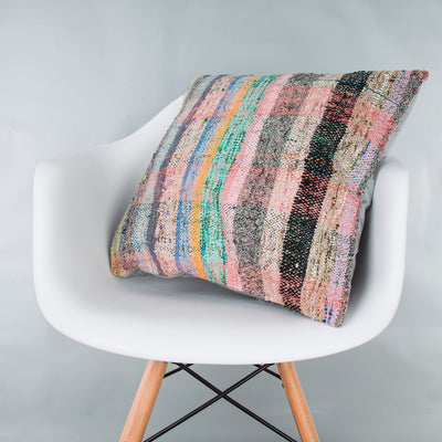 Contemporary Multiple Color Kilim Pillow Cover 20x20 9097