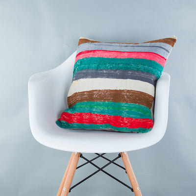 Contemporary Multiple Color Kilim Pillow Cover 20x20 9135