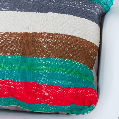 Contemporary Multiple Color Kilim Pillow Cover 20x20 9135